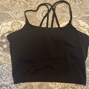 Black Women's Crop Top